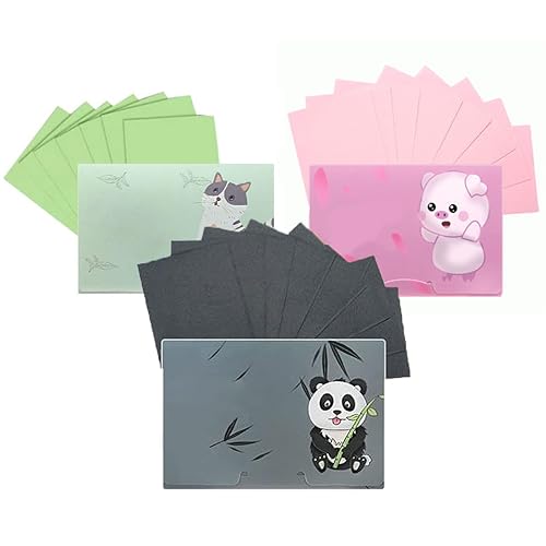 PLABBDPL 300 Pcs Olio Blotting Paper Set, Menta &