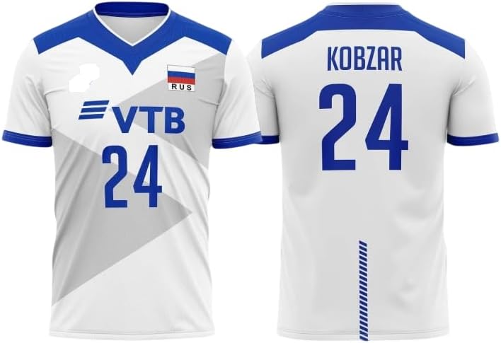 Russia Volleyball Jersey Custom Name Number, CCCP Soviet Union Team Uniform, Sponsor Logo, Multiple Player Options Available