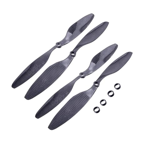 Hélices carbone 1245 anti-vibration augmentant la poussée drone - 5