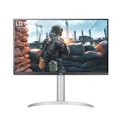 LG 27UP850K-W.AEU (27 Zoll) 4K UHD IPS Monitor, DisplayHDR™ 400, USB-C (90W), Weiß/Schwarz