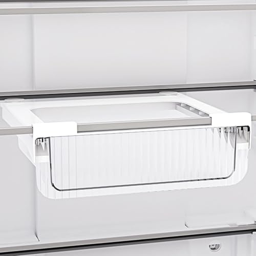 Cajones para nevera apilables y transparentes con tapa para verduras 6