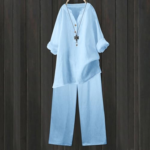 Tailleurs pas cher ensemble fluide couleur unie coupe ample