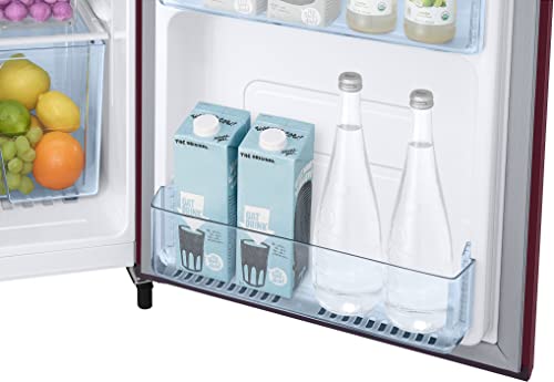 Image of Samsung 183 L, 3 Star, Digital Inverter, Direct-Cool Single Door Refrigerator (RR20C2723VF /NL, Urban Tropical Blue)