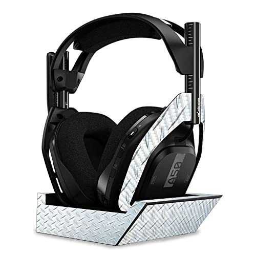 Image of MightySkins Carbon Fiber Skin Compatible with Astro A50 Wireless Headphones + Base Station (Gen 4) - Diamond Plate | Protective, Durable Textured Carbon Fiber Finish | Easy to Apply | Made in The USA