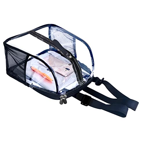 SPODEARS Clear Bag Stadium Approved Backpack 12x6x12, See Through