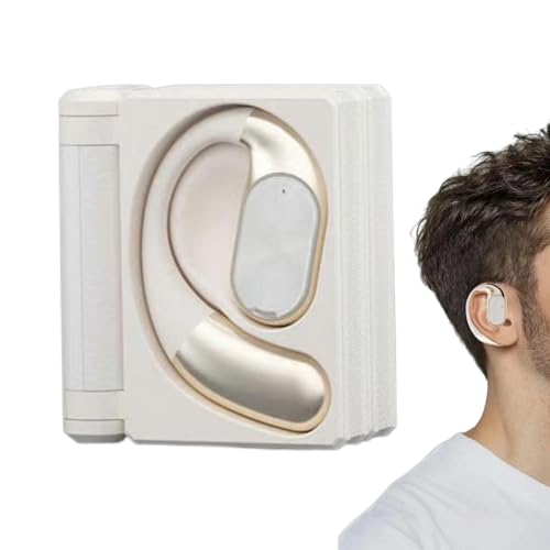 Auriculares inalámbricos con ganchos anticaída para entrenar sin ruidos molestos