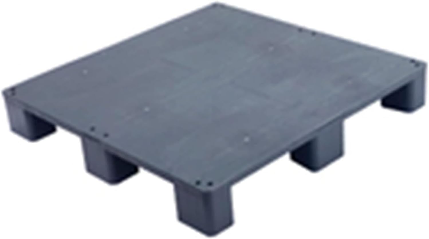 Nestable Plastic Shipping Pallet with Non-Slip Safety Pads - Moisture-Proof Storage Racks for Garage, Warehouse, and Storage Rooms (40x40x12cm)