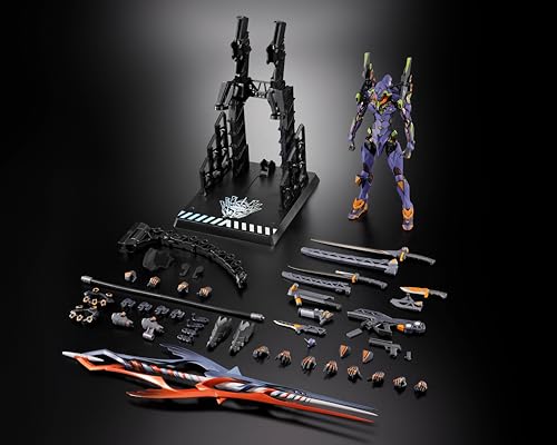 TAMASHII NATIONS - Evangelion - Evangelion Test Type-01 30th with The Spear of Gaius Metal Build Action Figure by TAMASHII NATIONS - Image 4