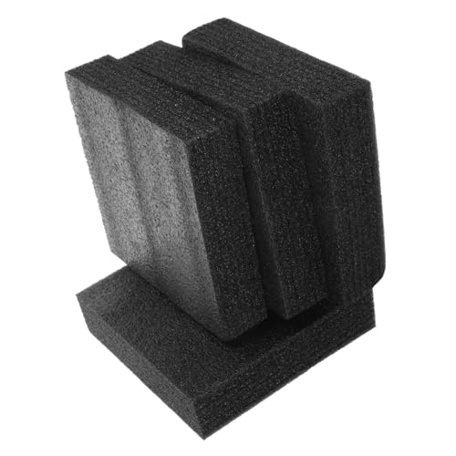 Parliky 4pcs Xps Foam Board Multi-use Craft Foam Pads for Packaging Inserts Black Pearl Express Liner