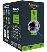 Amazon.com: Cat6 Outdoor (CMX) 1000ft Cable | 100% Solid Copper