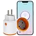 Produktbild PHOVOLT ZigBee Smart Socket 16A, 3680W Alexa Smart Plug mit Leistungsmesser, Sprachsteuerung, Timer, Überspannungsschutz, App-Fernbedienung Kompatibel mit Alexa, Google Home. HUB erforderlich (1-Pack)