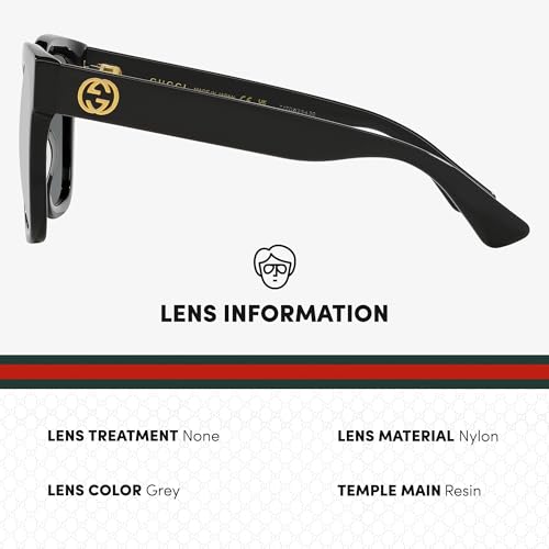 Gucci GG0034SN Square Shape Sunglasses wih eSHADES Eyewear Kit Bundle4