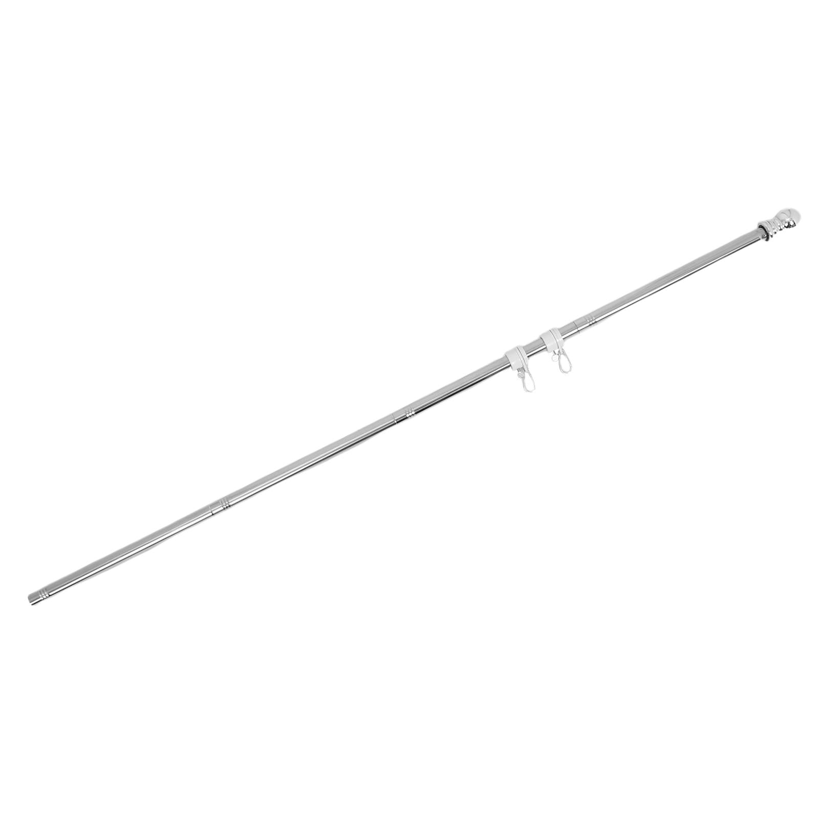Support de drapeau en acier inoxydable pour terrasse mât de 1,5m rotatif pour jardin