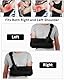 TOZBLEU 1 pcs Armschlinge Schulter - Einstellbar Armschlaufe Mit Atmungsaktivem Mesh für Damen und Herren, Schulterschlaufe,für gebrochenes Handgelenk, Ellbogen,ausgerenkte Schulter