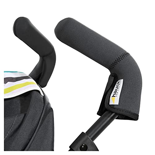 hauck Handle Me 2 - Funda de espuma protectora para empuñadura silla de paseo, material neopreno, silla de paseo, 17.5 x 5.5 cm, gris