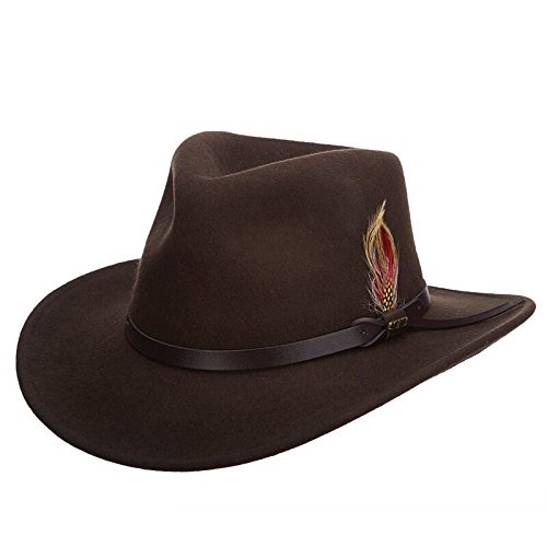 Crushable Felt Outback Hat 