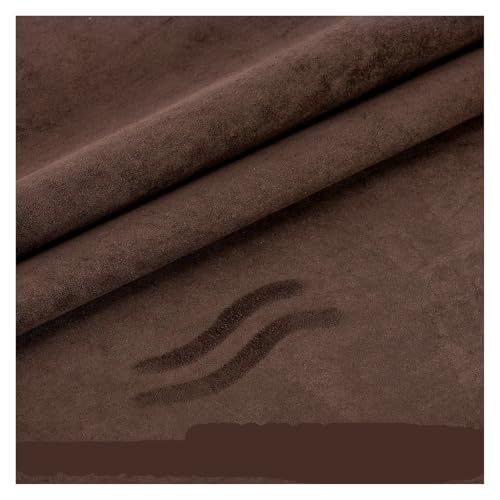 Ciel de toit voiture marron en rouleau de tissu daim adhésif étirable de 52x200cm