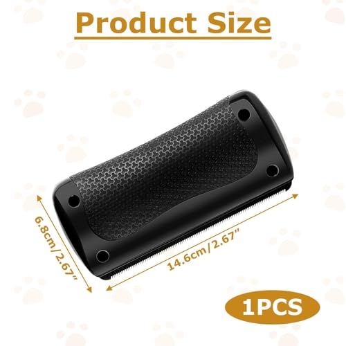 fellwunder bürste hund,pfotenstern bürste,Groomify Pet Care Brush, Hundebürste für Katze Hund, Schwarz, Polypropylen, Kunststoff,Haarbürste für Haustiere, Haustierbesitzer in Deutschland