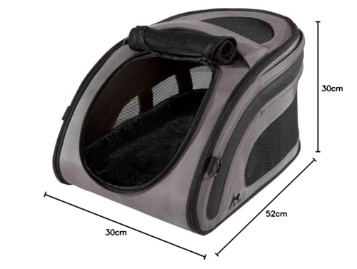 Maelson Transportbox, Snuggle Kennel,SN 7152, anthrazit - 52 x 30 x 30 cm
