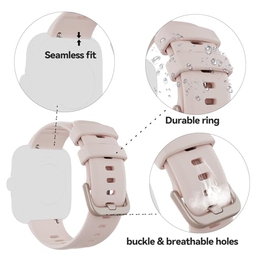 Image of anyloop Silicone Replacement Bands Straps Compatible Watch, Quick Release Bands Watch