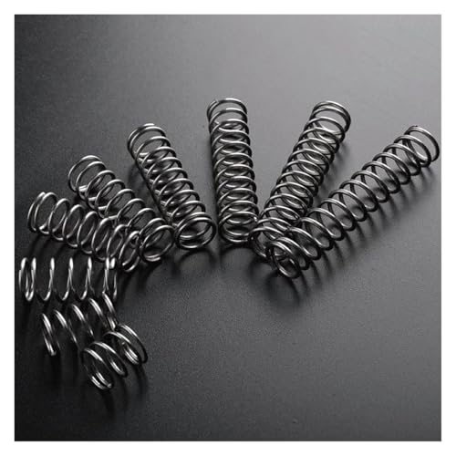 BHUPWZE 2Pcs 3.5mm Spring Steel Compression for Industrial Machinery OD:20-50mm Length: 20-100mm Automotive, High Load Resistance(35mm (2Pcs),45MM_3.5MM)