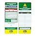 BearTOOLS Scaffold Inspection Record Kit, Symbolic Visually Bright Tag, Hazard Prevention, Required on Construction Sites(10 Holder & 20 Tags)