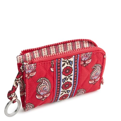 Image of Vera Bradley Women's Premium Cotton Zip Card Pouch