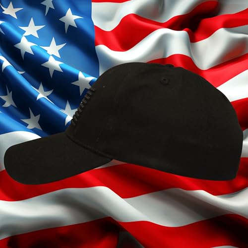 Image of USA Flag Hat American Flag Embroidered Patriotism On Display Comfortable Adjustable One Size Fits Most