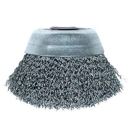 Shark 14076 3-Inch Crimped Wire Cup Brush