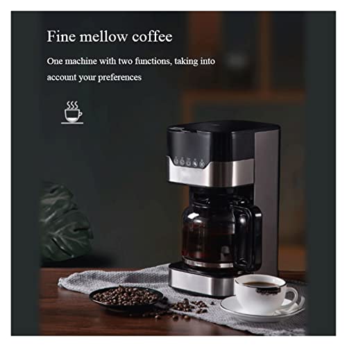 WJYZYHM Kapsel-Kaffeemaschine, Kaffeemaschine, 1.5l programmierbarer Tropfkaffee, wiederverwendbarer Filter, schnelles… – Bild 3