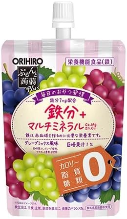 Домашний выбор - Только полезные продукты - Желе Orihiro Purun to Konjac с нулевой калорийностью в пакетиках на подставке, 6 разновидностей, по 6 штук в наборе из 36 предметов, 6 видов, по 6 штук в наборе из 36 предметов, фото 7
