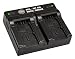 BM Premium BP-727 Dual Battery Charger for Canon HFR80, HFR82, HFR800, HFR70, HFR72, HFR700, HFM500, HFR30, HFR32, HFR300, HFR40, HFR42, HFR400, HFR50, HFR52, HFR500, HFR60, HFR62, HFR600 Camcorder