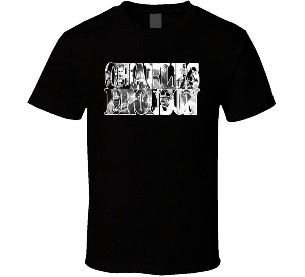 CHENHUACharles Bronson T Shirt Black L