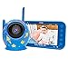 SoyMomo Vigilabebés Inalámbrico con Cámara y Audio, Bebé Monitor Inteligente con Visión Nocturna y Sensor de Temperatura (Azul)