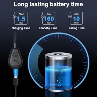 OBEST 0,35 pollici Cuffie per Motocicli,Auricolare Bluetooth 5.0 casco, Ultra-sottile e Confortevole Comunicazione a Mani Libere, Adatto per Equitazione/Sci/Arrampicata e Altri Sport All'aria Ape