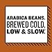 SToK Cold Brew Coffee, Un-sweet Black Espresso Blend, 48 oz. Bottle