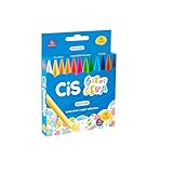 Giz de Cera Regular CIS, Caixa com 12 cores
