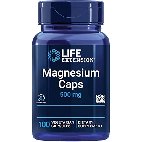 Life Extension, Magnesium Caps, 500mg, 100 Cápsulas veganas Cover