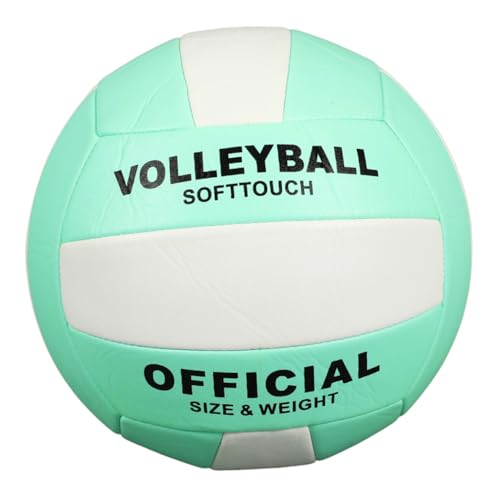 KOMBIUDA Volleyball Soft Indoor Sports Ball Vibrant Colors Training Practice Game Balls