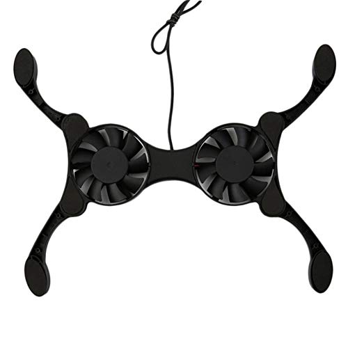 Maserfaliw Ventilador de refrigeração do laptop Forma de polvo Portátil Dobrável Notebook Laptop Twi