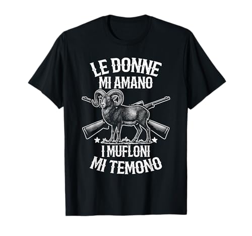 Tema di caccia di mufloni umoristica con una grafica vintage e la frase “Le Donne Mi Amano, I Mufloni Mi Temono”. Adatto a uomini e cacciatori che apprezzano le frasi divertenti sulla caccia.