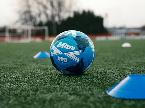 Mitre Adult Unisex Impel One 24 Football, Fluo Blue/Wht/Midnblue, 4 - Image 7