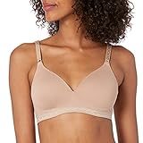 Warner's womens Blissful Benefits Ultrasoft Wirefree T Shirt Bra, Toasted Almond, 36B US