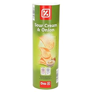 DIA snack patatas sour cream & onion tubo 150 gr