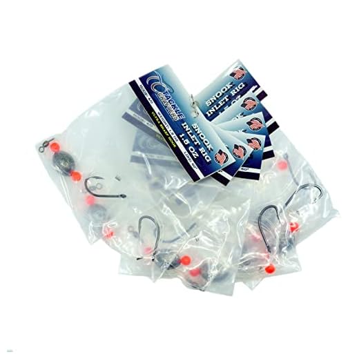 Snook Inlet Rig Saltwater Fishing Tackle Gear - 6 Pack