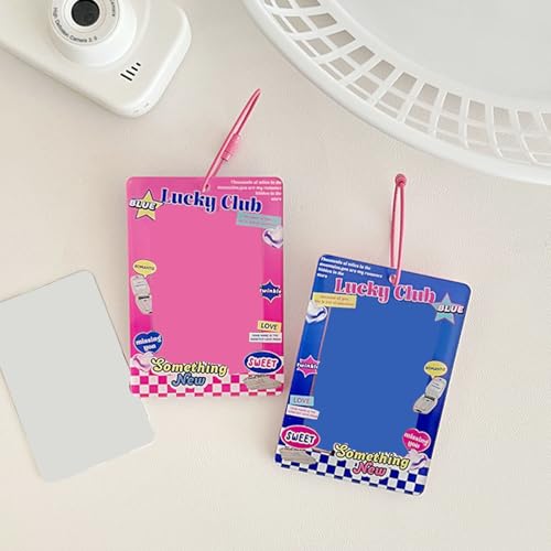 Photocard Holder Korean Popular Photo Card Keychain ID Pendant Keychain Student Sleeve ID Card Holder Protector2