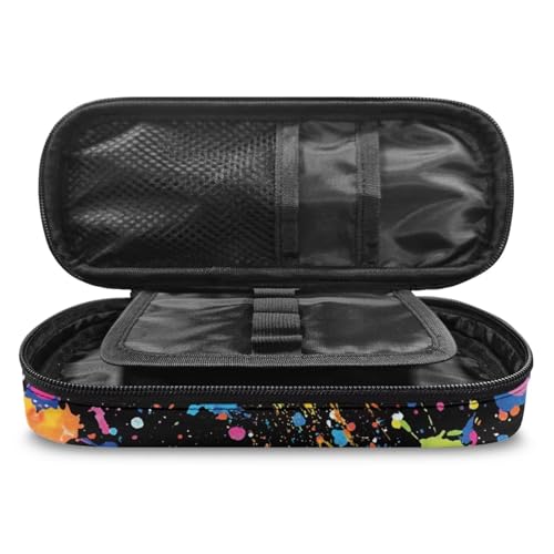 Image of Graffiti Football Pencil Case Pen Bag for Boys Girls Kids Pencil Box Ziper Pen Pouch Compartment of Pen Slots School Office Stationery Organizer