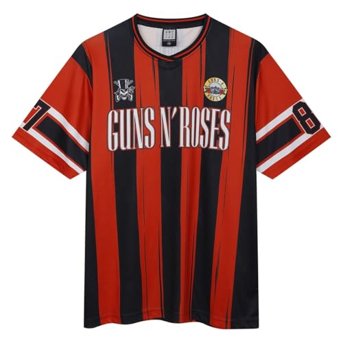 Maillot rock Guns N' Roses Appetite For Destruction pour vos festivals et matchs de foot estivaux
