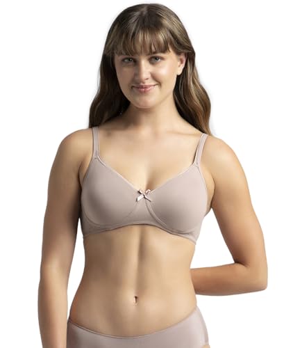 Jockey 1722 Womens Wirefree Non Padded Super Combed Cotton Elastane Stretch Medium Coverage Everyday Bra with Concealed Shaper Panel and Adjustable Straps_Mocha_30B (B0BJTVP658) Amazon Price History, Amazon Price Tracker