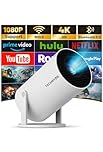 Technyon HY300 PRO+ 2026 | 1080P Full HD WiFi Projector with Android 11.0 – 12000 Lumens Portable Home Theater & Outdoor Movie Projector | Screen Mirroring for iOS/Android | Gaming & HDMI Compatible